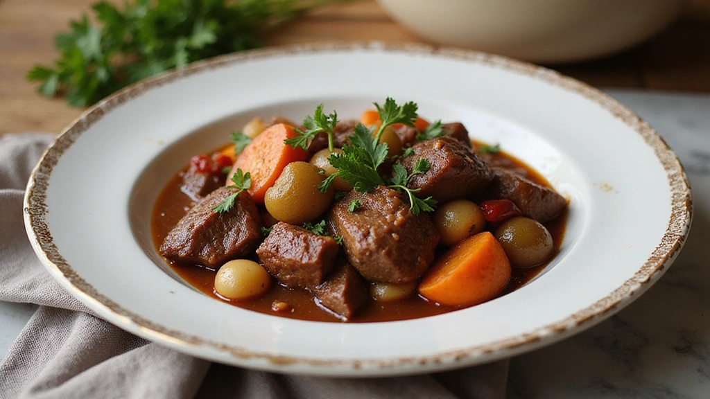 Classic Beef Stew Recipe: Tender Meat and Flavorful Veggies