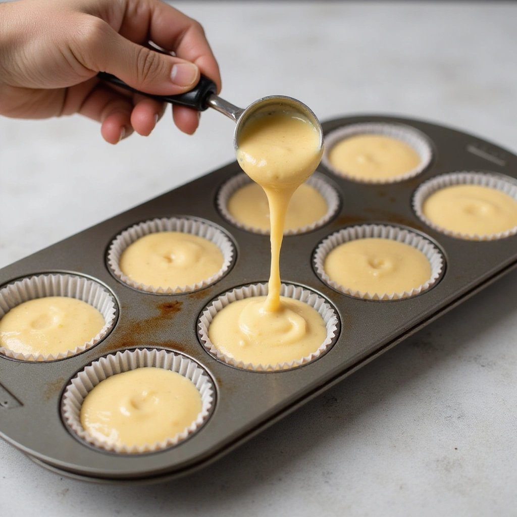 Cranberry Orange Muffins: Perfect for Holiday Mornings - Step 7: Fill Muffin Tin