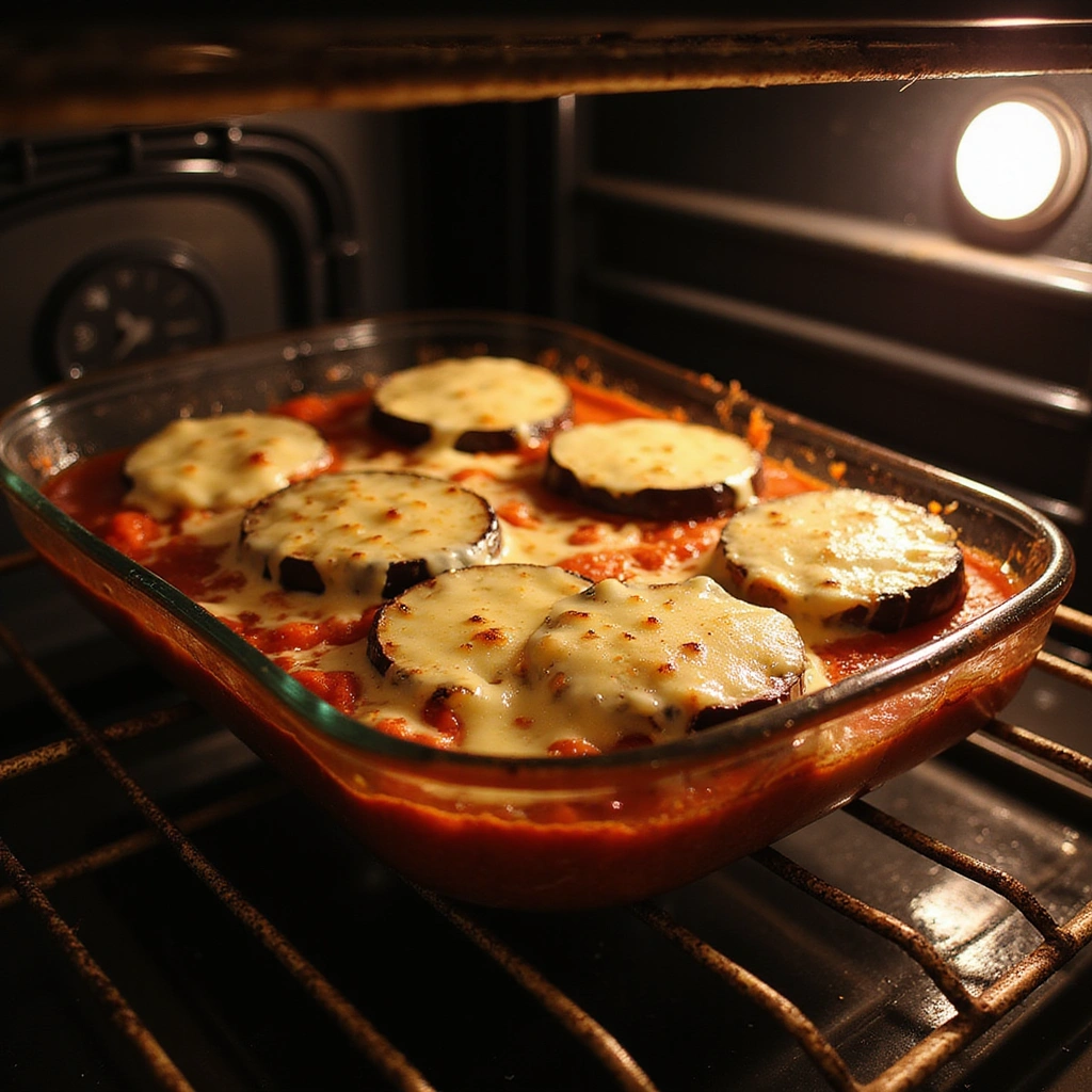 Crispy Baked Eggplant Parmesan: A Healthy Twist on a Timeless Italian Dish - Step 7: Bake the Assembled Dish