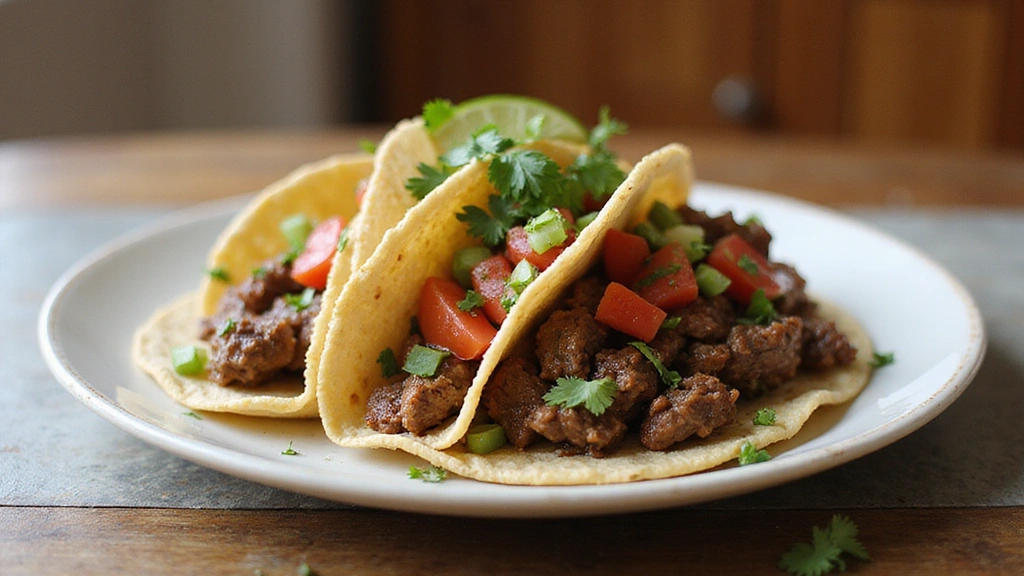 Easy Beef Tacos with Fresh Salsa: A Flavorful Mexican Fiesta
