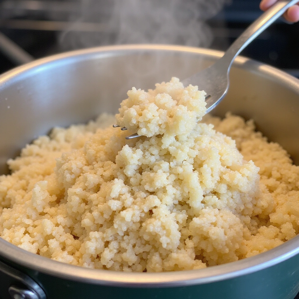 Easy Mediterranean Quinoa Bowl: A Wholesome and Delicious Meal - Step 4: Fluff Quinoa