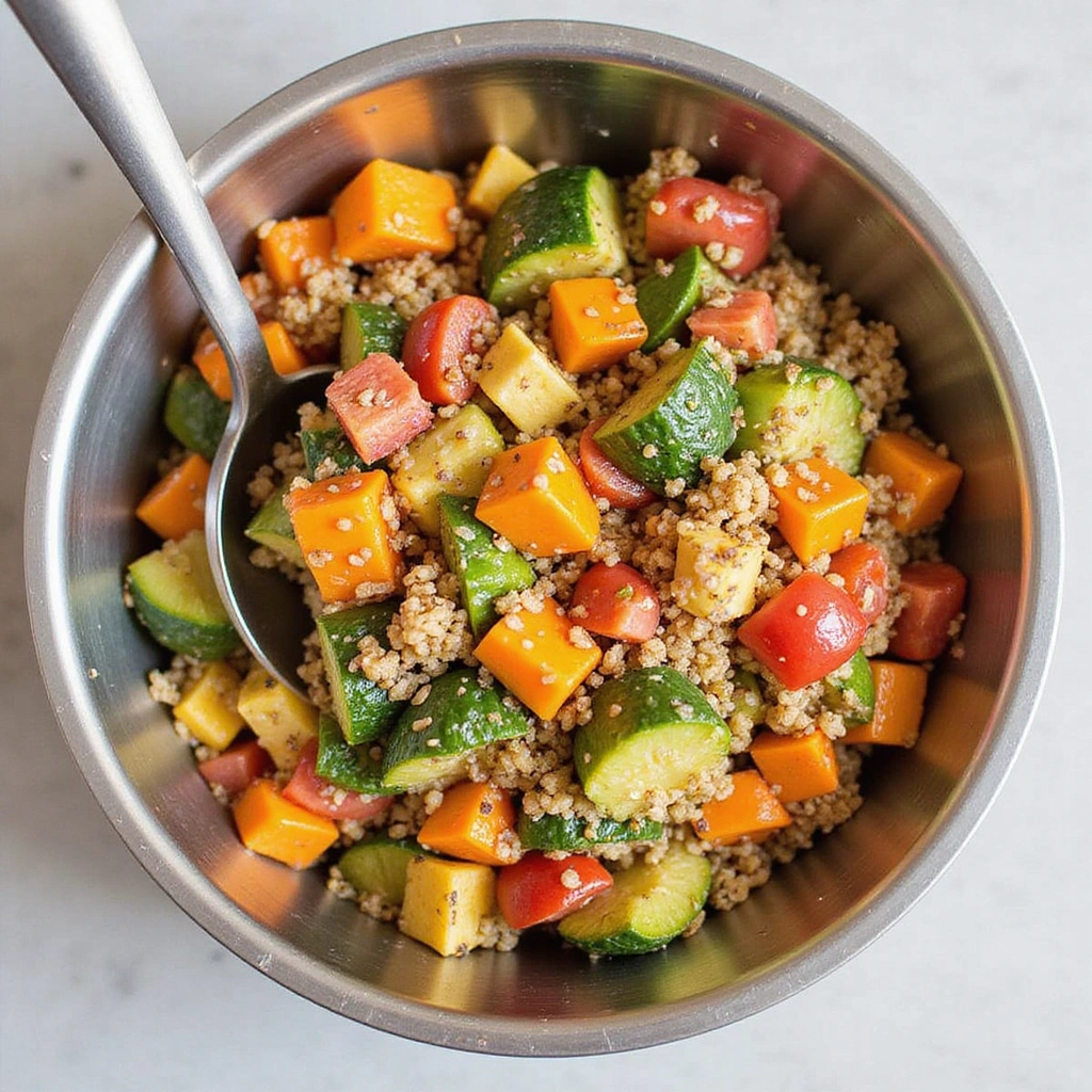 Easy Mediterranean Quinoa Bowl: A Wholesome and Delicious Meal - Step 5: Combine Ingredients