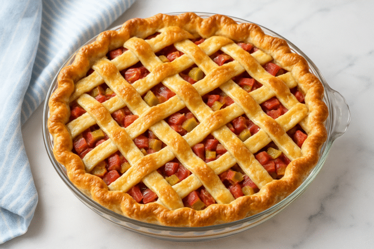 rhubarb pie