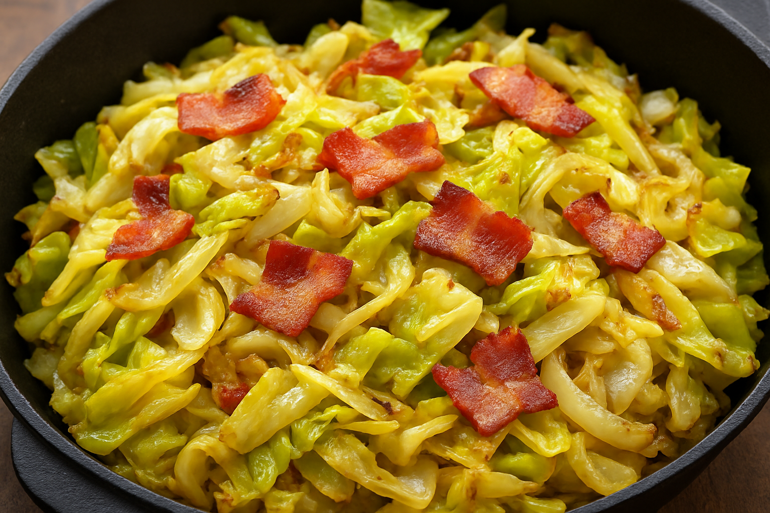 bacon and cabbage
