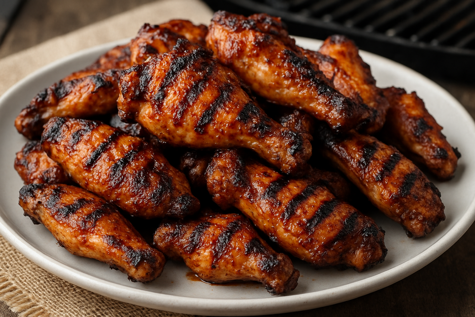 grilled chicken wings