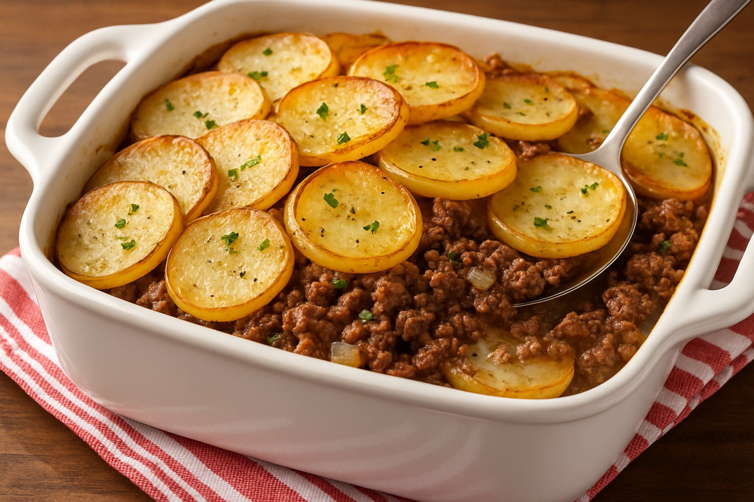 hamburger potato casserole recipe