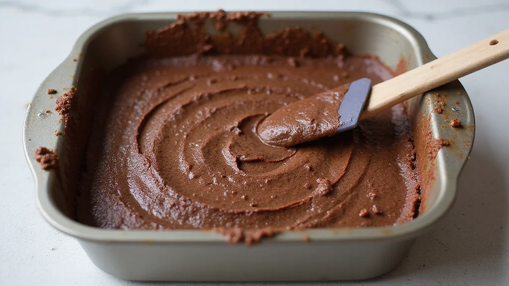 How to Make Decadent Keto Avocado Brownies: A Low-Carb Delight - Step 6: Pour Batter into Pan