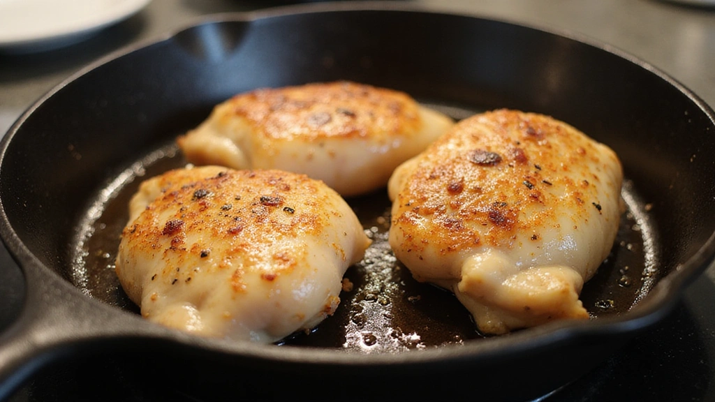 How to Make Juicy Chicken Steak: A Flavorful Dinner Delight - Step 5: Sear the Chicken