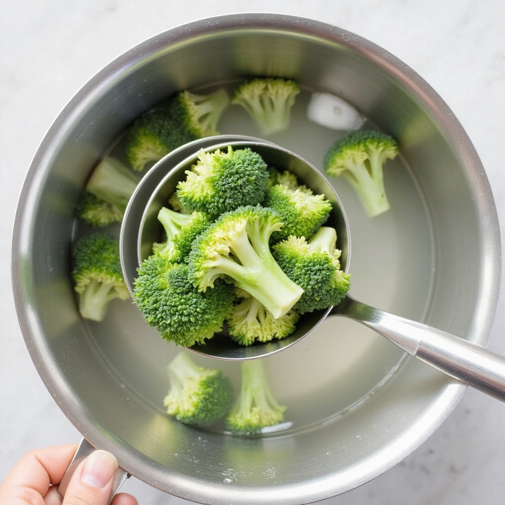 How to Make Savory Chicken and Broccoli Stir-Fry: A Quick Weeknight Dinner - Step 3: Blanch Broccoli