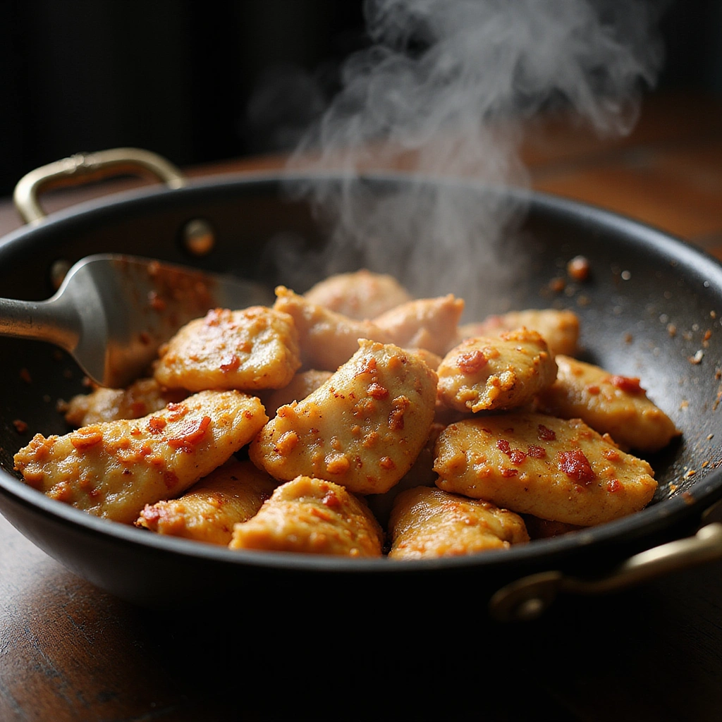 How to Make Savory Chicken and Broccoli Stir-Fry: A Quick Weeknight Dinner - Step 5: Cook Chicken
