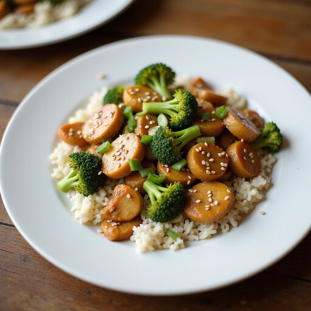 How to Make Savory Chicken and Broccoli Stir-Fry: A Quick Weeknight Dinner - Step 8: Serve the Stir-Fry