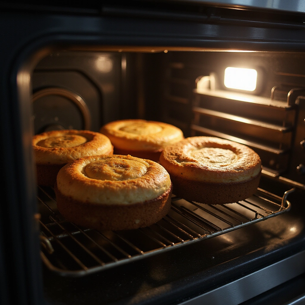 How to Make a Simple White Cake: Fluffy, Delicious, and Perfect for Any Occasion - Step 8: Bake the Cakes