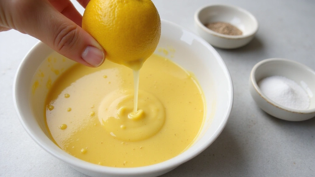 How to Make the Creamiest Homemade Aioli Sauce: A Step-by-Step Guide - Step 7: Add Lemon Juice and Seasonings