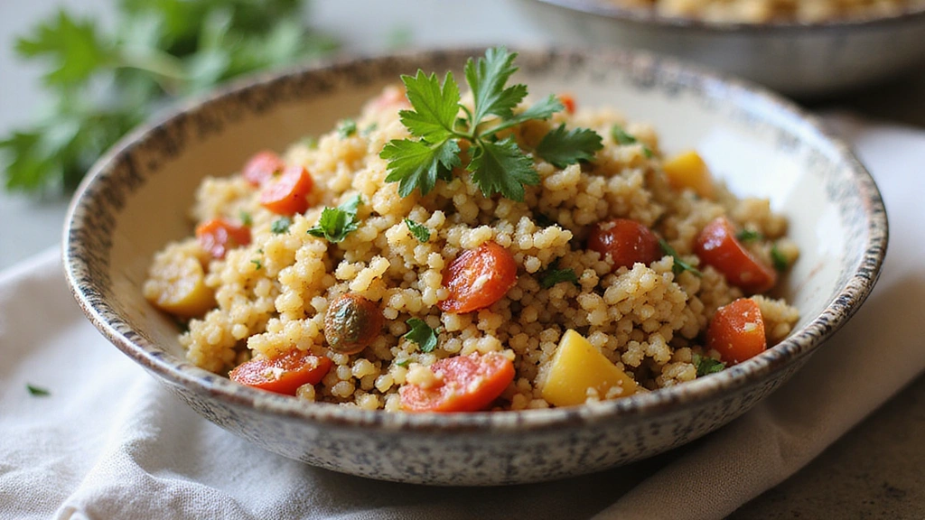 Mediterranean Couscous Salad with Chickpeas and Tahini Dressing - Step 8: Serve the Salad