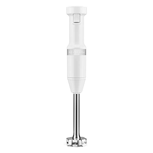 KitchenAid Variable Speed Corded Hand Blender KHBV53, White