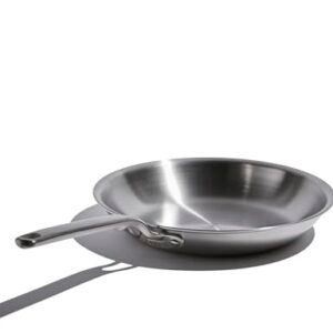 Heritage Steel Eater Series 10.5 Inch Frying Pan | Made in USA | 5-Ply Fully Clad Stainless Steel | Stay Cool Handle Design | Induction Ready & Non-Toxic