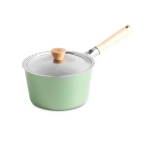 Nordic Ware Cardamom Ceramic Nonstick 3 Quart Saucepan with Lid