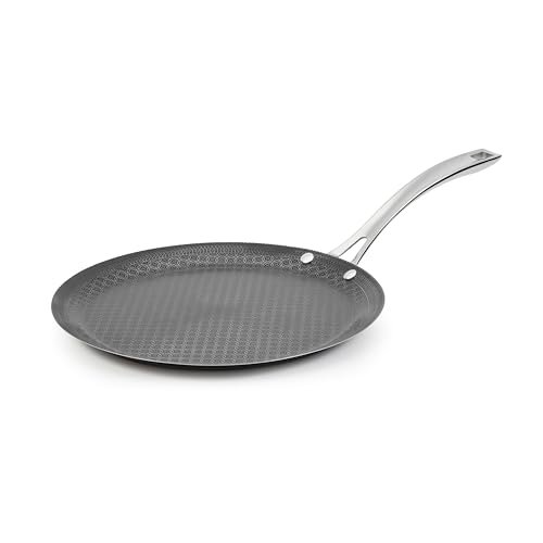 Cuisinart FusionPlus Nonstick Stainless Steel Cookware, 12-Inch Round Griddle Pan with PFAS-Free PURELYSEAR Ceramic Technology, Scratch Proof, Cool Grip Handles, Dishwasher Safe