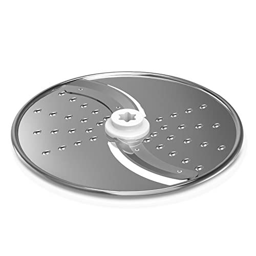 NutriChef Food Processor Slicing/Shredding Disc - Stainless Steel - Compatible with NCFP8 - Detachable & Removable - Dishwasher Safe - Easy to Install & Clean - Berry