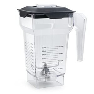 75 oz Container Pitcher for Blendtec Blenders, for Blendtec Jar Replacement, Compatible with Blendtec Blenders All Consumer Models, Includes Container, Blade & Lid