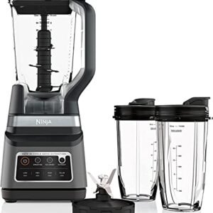 Ninja BN751 Professional Plus DUO Blender, 1400 Peak Watts, 3 Auto-IQ Programs for Smoothies, Frozen Drinks & Nutrient Extractions, 72-oz. Total Crushing Pitcher & (2) 24 oz. To-Go Cups, Black