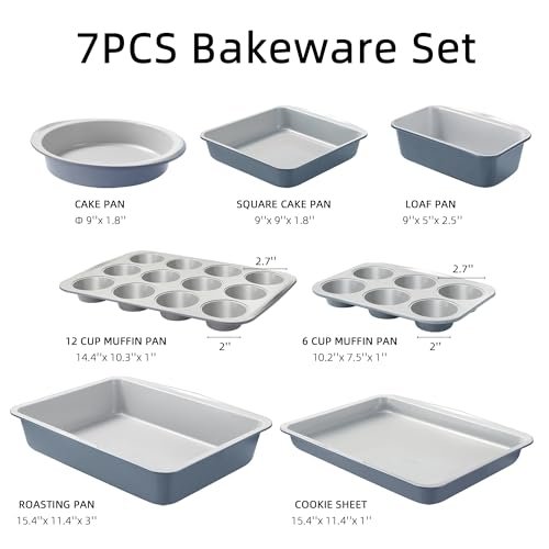 The CAROTE 7-Piece Nonstick Stackable Baking Pans Set Review You Need - Image 2