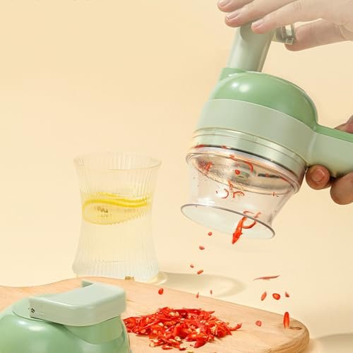 Transform Your Prep Game with the 5 in 1 Portable Handheld Electric Vegetable Cutter Review - Image 3