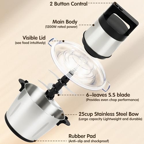 Large Food Processor Meat Grinder Review: A Game-Changer for Home Cooks - Image 5