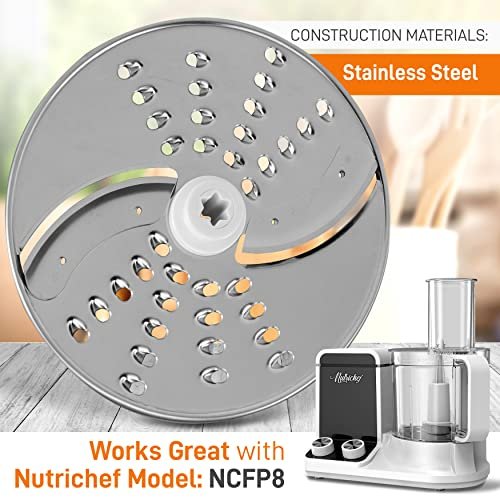 NutriChef Food Processor Slicing/Shredding Disc Review: Essential for Home Cooks - Image 3