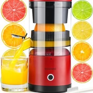 Electric Citrus Juicer Rechargeable - Electric Juicer Machines with USB and Cleaning Brush Portable Compact Juicer for Orange, Lemon, Limes