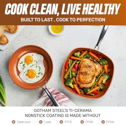 Gotham Steel 12 Pc Ceramic Cookware Set Review: A Cook's Essential for Your Kitchen - Image 5