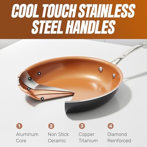 Gotham Steel 12 Pc Ceramic Cookware Set Review: A Cook's Essential for Your Kitchen - Image 6