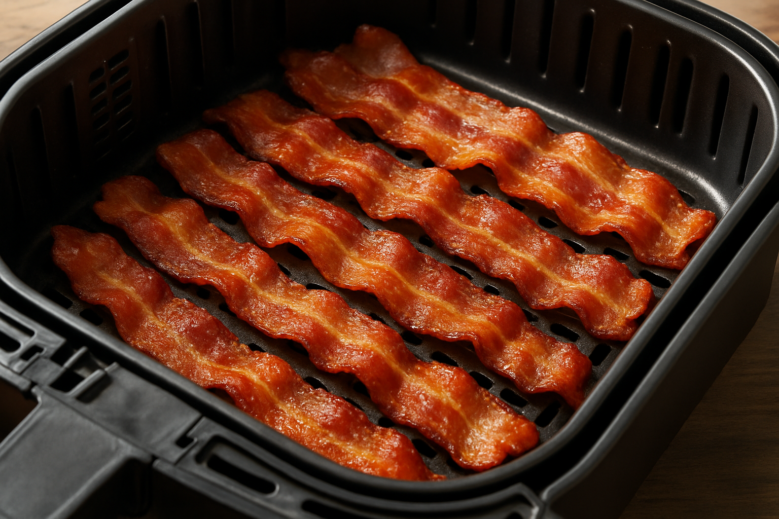 air fryer bacon