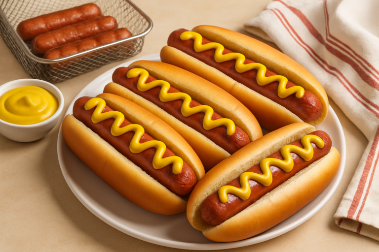 hot dogs in air fryer