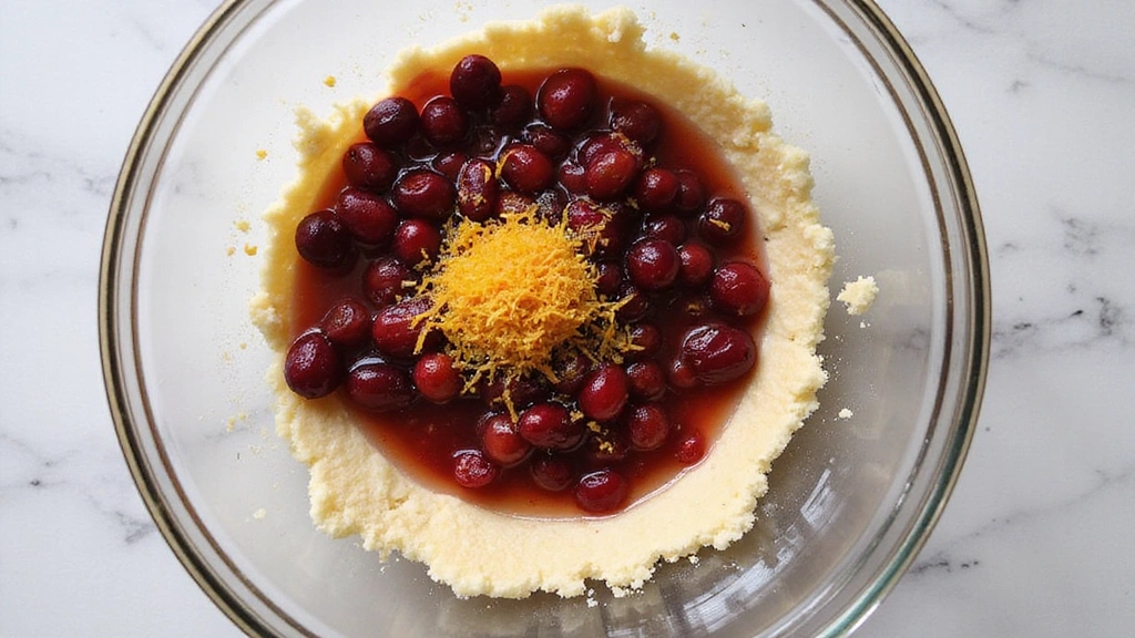 Cranberry Orange Shortbread Bars: A Holiday Cookie Classic - Step 5: Prepare the Topping 1