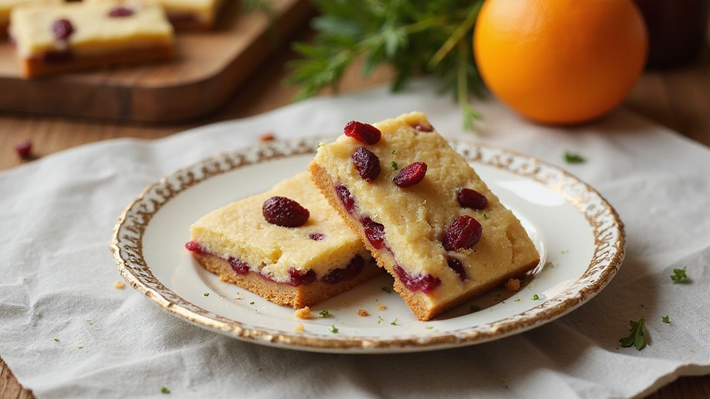 Cranberry Orange Shortbread Bars: A Holiday Cookie Classic