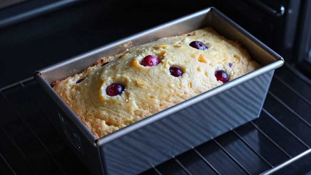 Delicious Cranberry Orange Bread: A Sweet Seasonal Delight - Step 7: Pour Batter into Pan 1