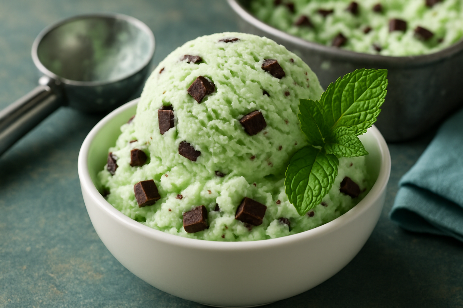 mint chocolate chip ice cream