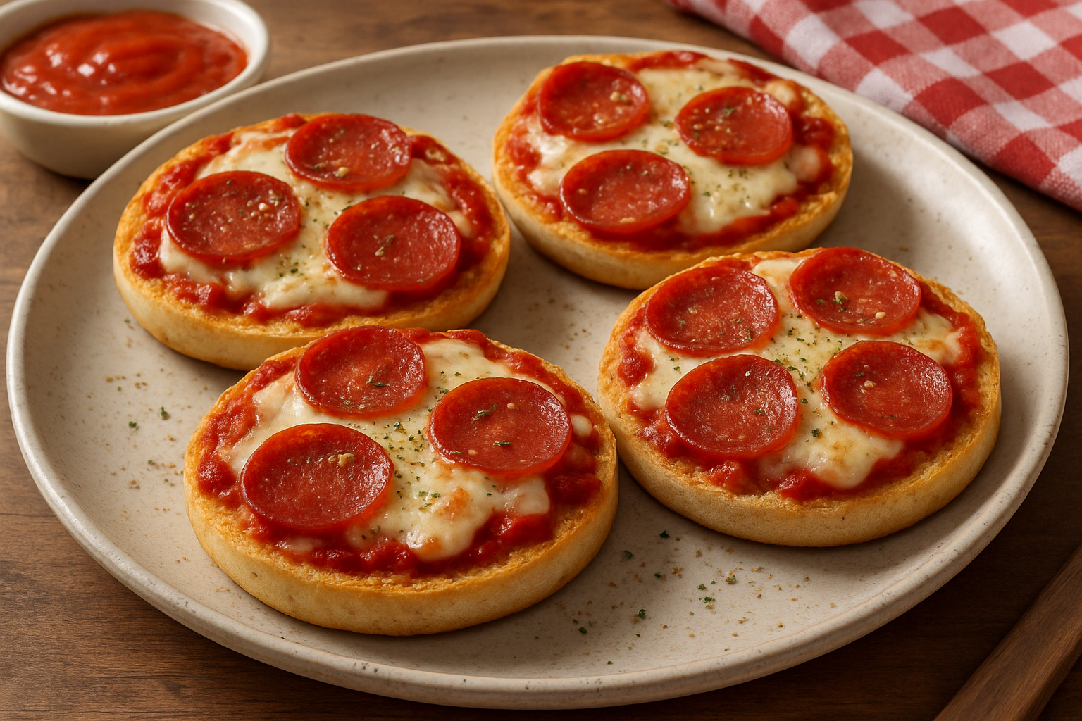 english muffin pizza