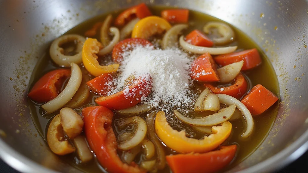 How to Make Delicious Smoked Sausage Skewers: A Perfect Grill Recipe - Step 2: Marinade Vegetables 1