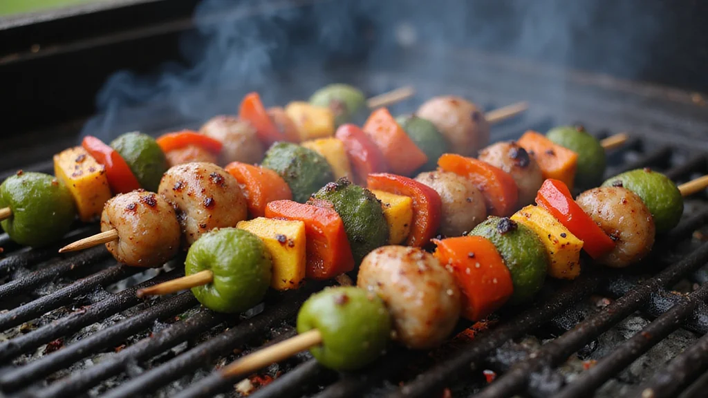 How to Make Delicious Smoked Sausage Skewers: A Perfect Grill Recipe - Step 5: Grill the Skewers 1