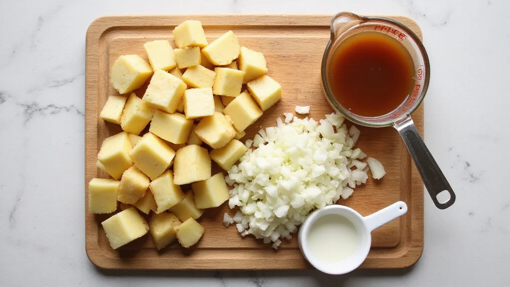 How to Make the Creamiest Old Fashioned Potato Soup: A Hearty Comfort Food - Step 1: Prepare Ingredients 1