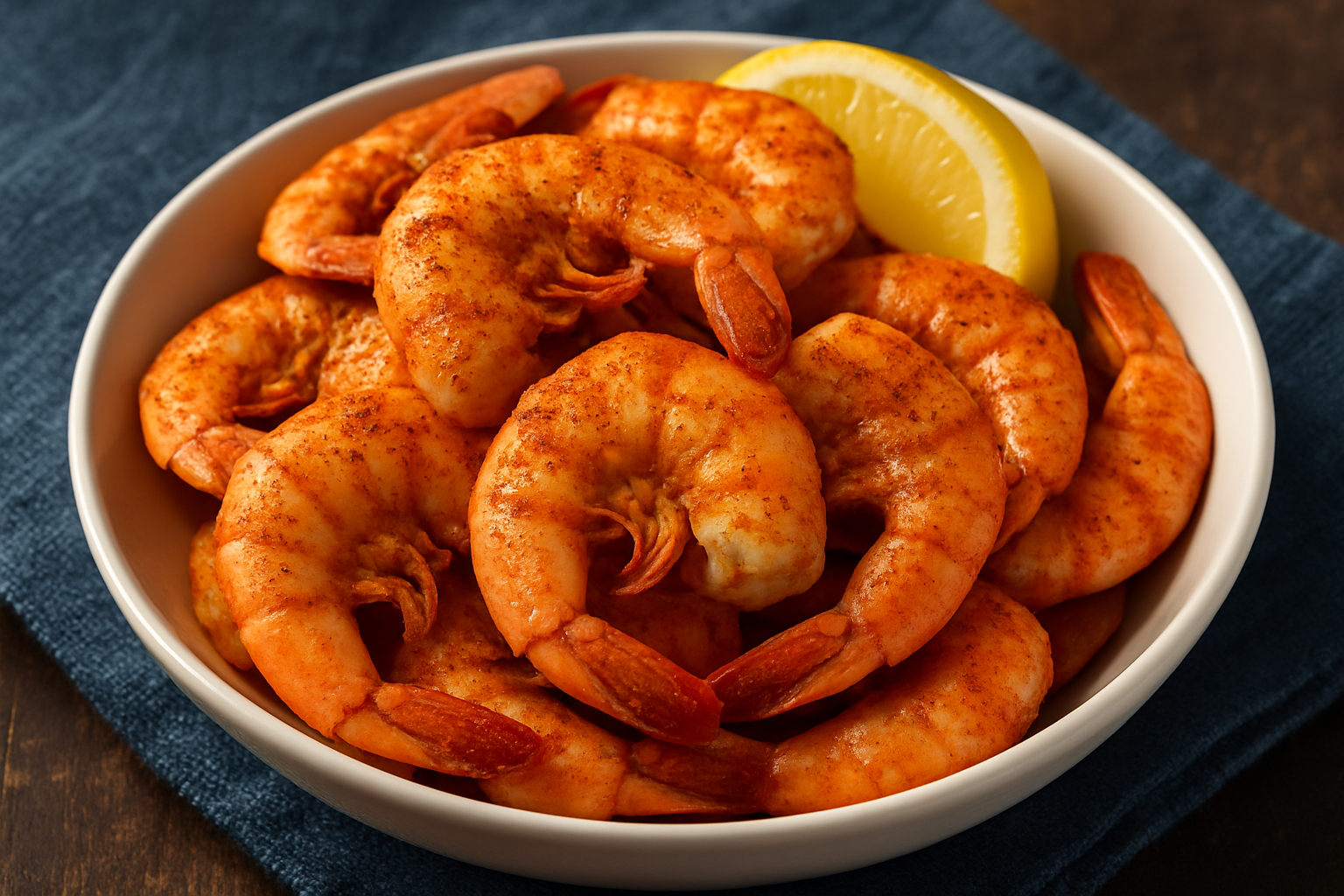 steamed shrimp