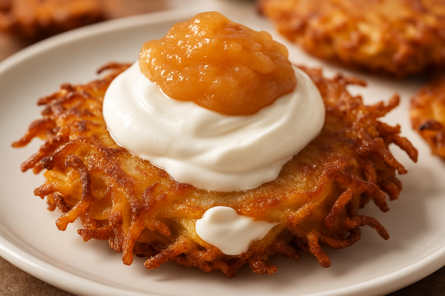 potato latkes