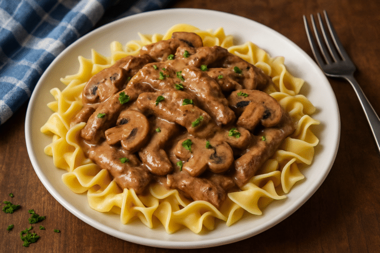 beef stroganoff recipe easy