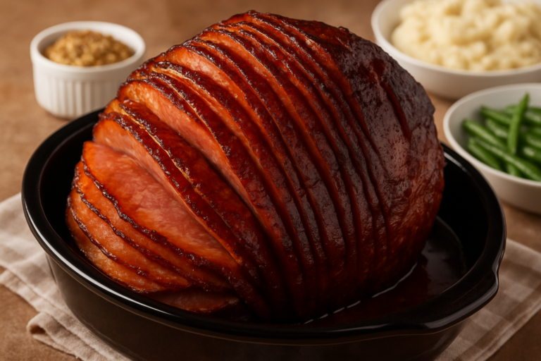 how to cook a ham in a slow cooker