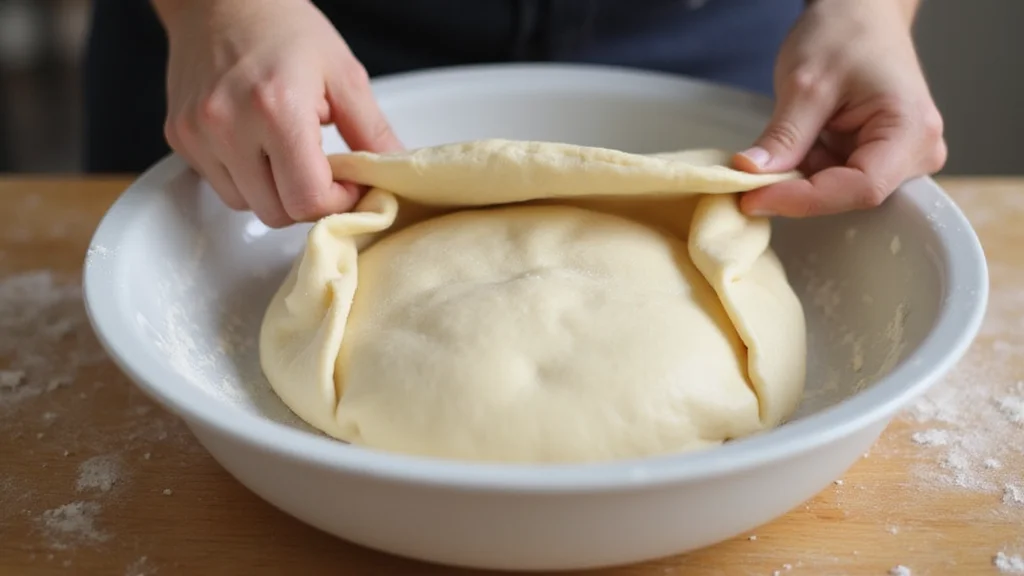 Ultimate Sourdough Focaccia Recipe: Crispy, Chewy, and Full of Flavor - Step 4: Perform Stretch and Fold