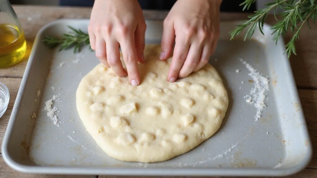Ultimate Sourdough Focaccia Recipe: Crispy, Chewy, and Full of Flavor - Step 8: Prepare for Baking