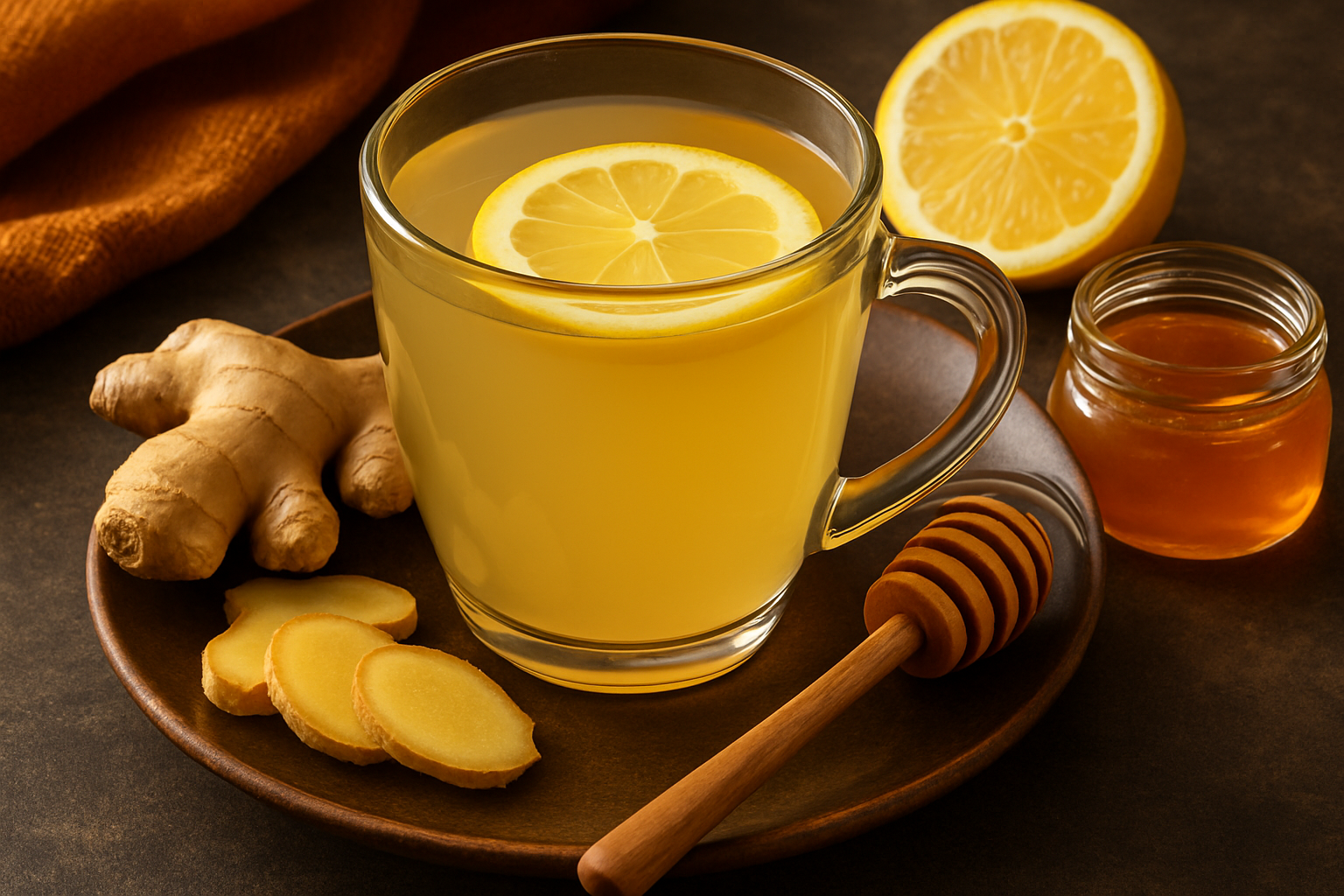 ginger honey tea