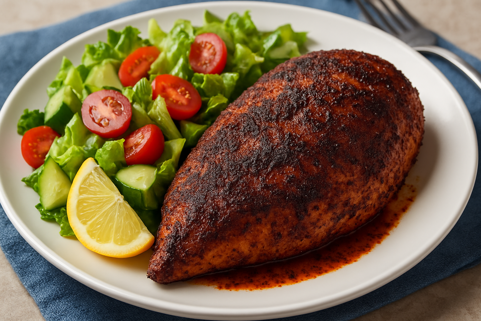 blackened chicken